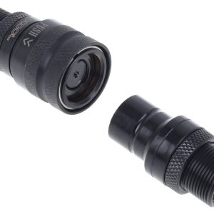 Alphacool Eiszapfen Quick Release Connector kit with double Bulkhead G1/4 Male - Deep Black