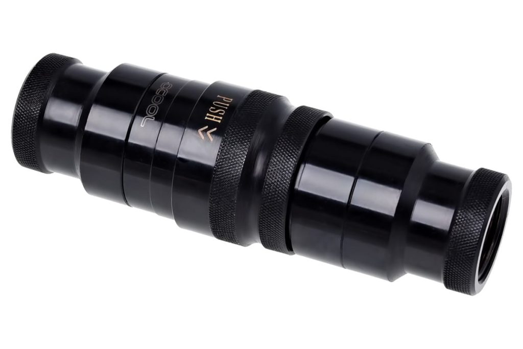 Alphacool Eiszapfen HF Quick Release Connector kit G3/8 Male G1/4 - Deep Black : image 2