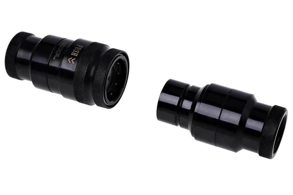 Alphacool Eiszapfen HF Quick Release Connector kit G3/8 Male G1/4 - Deep Black : image 3