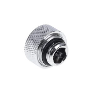 Alphacool Eiszapfen 13mm HardTube Compression Fitting G1/4 for rigid tubes - knurled - Chrome Six Pack : image 3