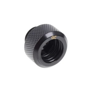 Alphacool Eiszapfen 13mm HardTube Compression Fitting G1/4 for rigid tubes - knurled - Deep Black Six Pack : image 2