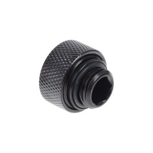 Alphacool Eiszapfen 13mm HardTube Compression Fitting G1/4 for rigid tubes - knurled - Deep Black Six Pack : image 3