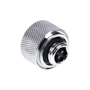Alphacool Eiszapfen 16mm HardTube Compression Fitting G1/4 for rigid tubes - knurled - Chrome Six Pack