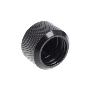 Alphacool Eiszapfen 16mm HardTube Compression Fitting G1/4 for rigid tubes - knurled - Deep Black Six Pack