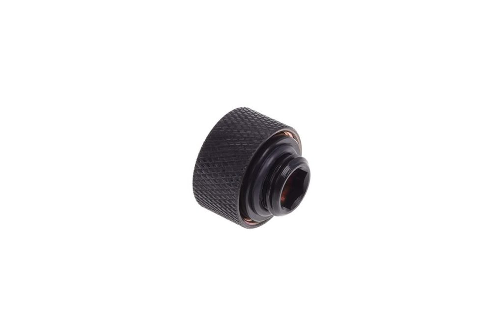 Alphacool HT 13mm HardTube for plexi- brass tubes - knurled - deep black sixpack : image 2
