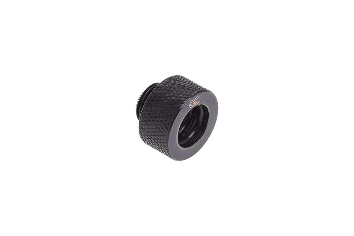 Alphacool HT 13mm HardTube for plexi- brass tubes - knurled - deep black sixpack : image 3