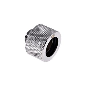 Alphacool HT 16mm HardTube Compression Fitting G1/4 for rigid tubes - knurled - Chrome Six Pack : image 3