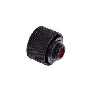 Alphacool HT 16mm HardTube compression fitting G1/4 - knurled - deep black sixpack