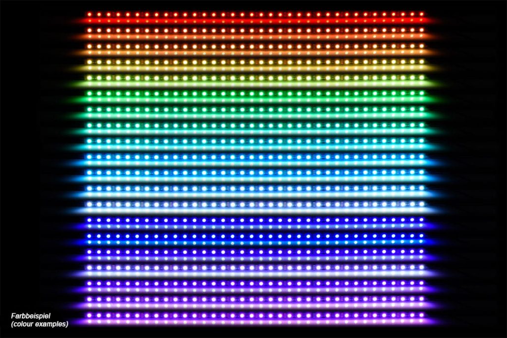 Alphacool Aurora LED flexible light 30cm incl. Controller - RGB