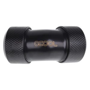 Alphacool Eiszapfen 16mm HardTube Compression Fitting 45degree L-connector for rigid tubes - knurled - Chrome