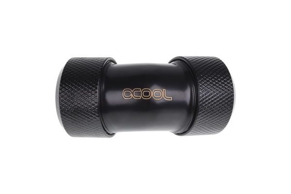 Alphacool Eiszapfen 16mm HardTube Compression Fitting 45degree L-connector for rigid tubes – knurled – Chrome