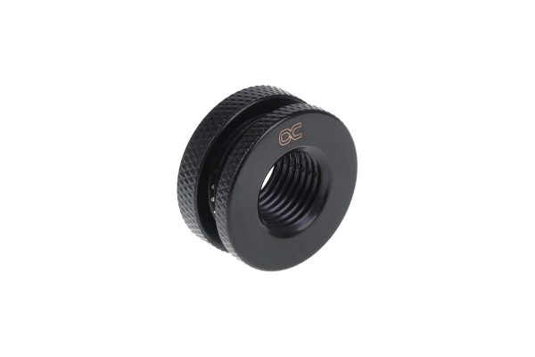 Alphacool Bulkhead Connector short version G1/4 – Deep Black