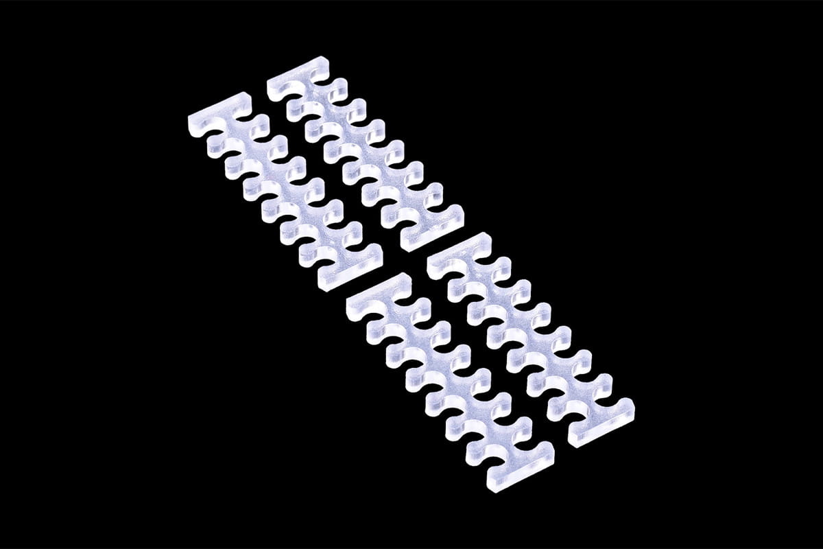 Alphacool Eiskamm X14 - 3mm Clear - 4 pcs