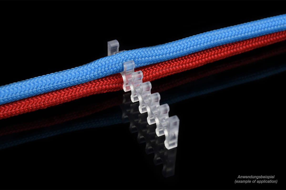 Alphacool Eiskamm X14 - 3mm Clear - 4 pcs
