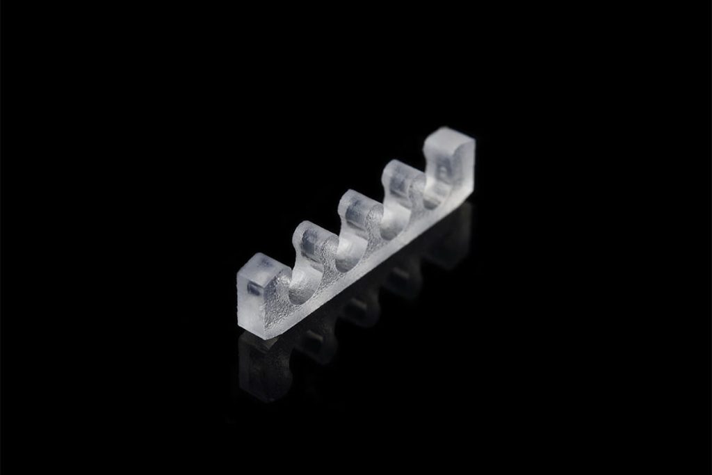 Alphacool Eiskamm X4 Flat - 3mm Clear - 4 pcs