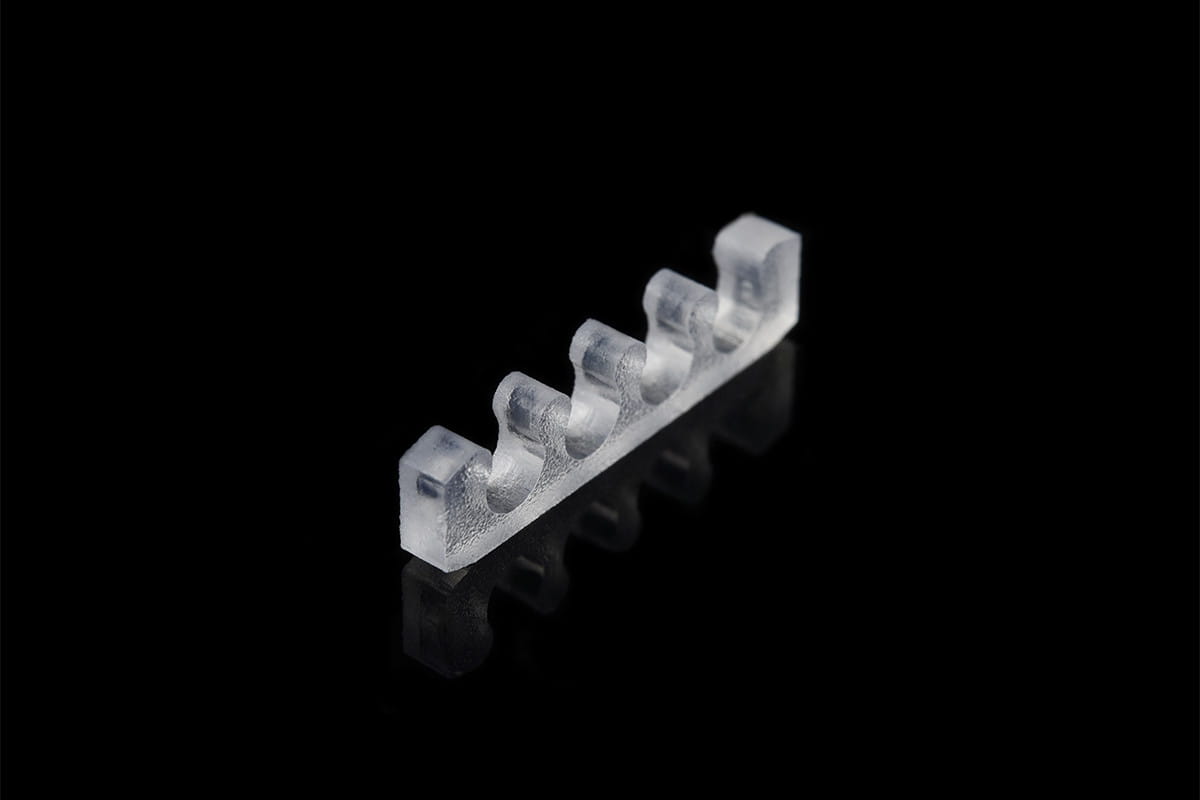 Alphacool Eiskamm X4 Flat - 3mm Clear - 4 pcs