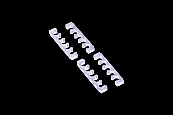 Alphacool Eiskamm X5 Flat – 3mm Clear – 4 pcs