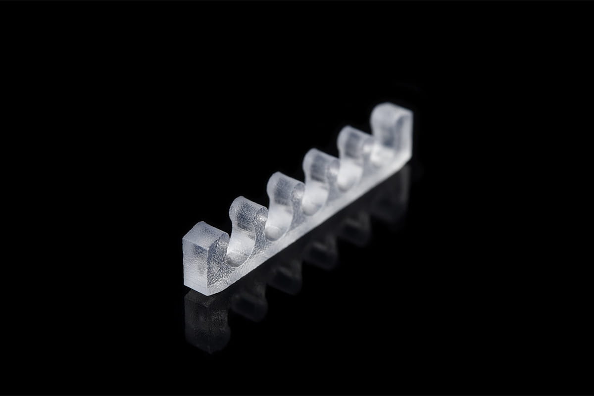 Alphacool Eiskamm X5 Flat - 3mm Clear - 4 pcs