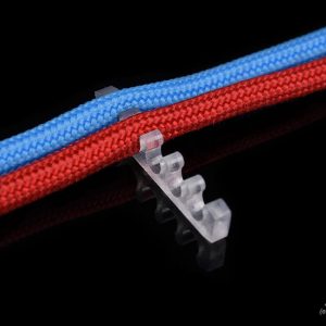 Alphacool Eiskamm X5 Flat - 3mm Clear - 4 pcs