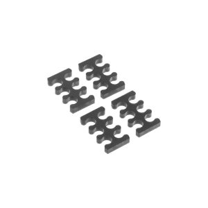 Alphacool Eiskamm X6 - 3mm Black - 4 pcs