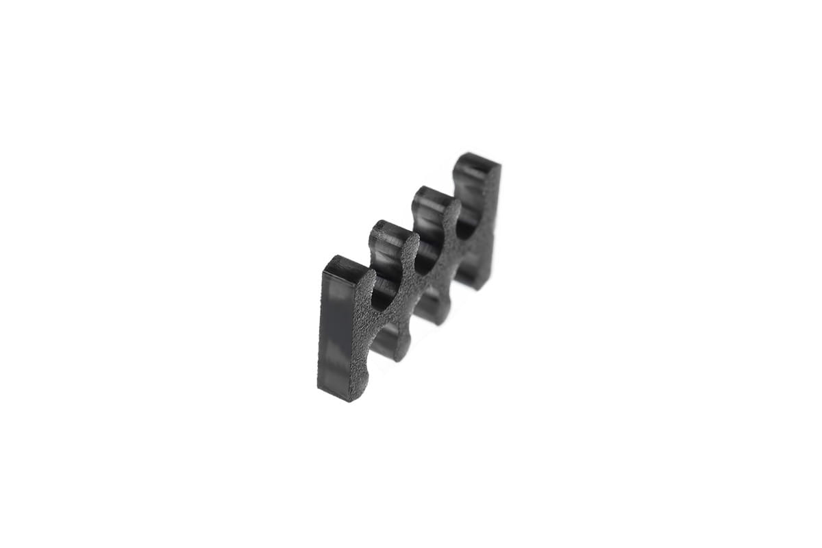 Alphacool Eiskamm X6 - 3mm Black - 4 pcs