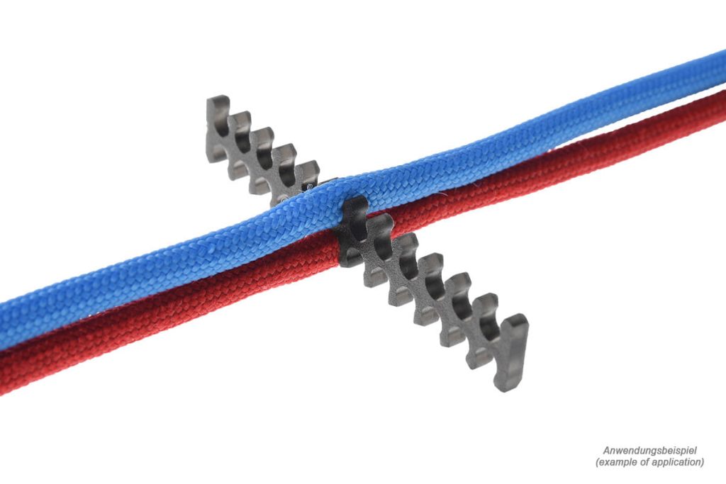 Alphacool Eiskamm X24 - 3mm Black - 2 pcs