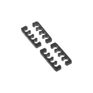 Alphacool Eiskamm X4 Flat - 3mm Black - 4 pcs