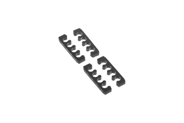 Alphacool Eiskamm X4 Flat – 3mm Black – 4 pcs