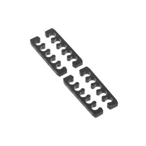 Alphacool Eiskamm X5 Flat - 3mm Black - 4 pcs