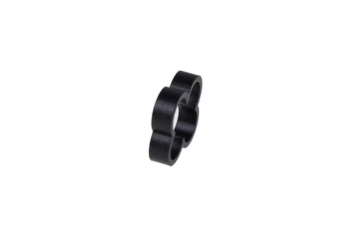 Alphacool Eiskamm Alu X4 - 4mm Black - 4 pcs