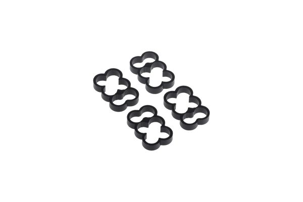 Alphacool Eiskamm Alu X6 – 4mm Black – 4 pcs