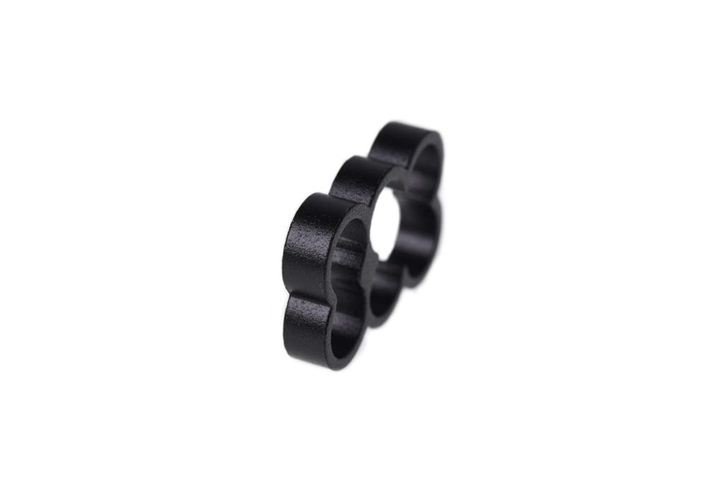 Alphacool Eiskamm Alu X6 - 4mm Black - 4 pcs