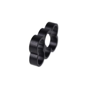 Alphacool Eiskamm Alu X6 - 4mm Black - 4 pcs