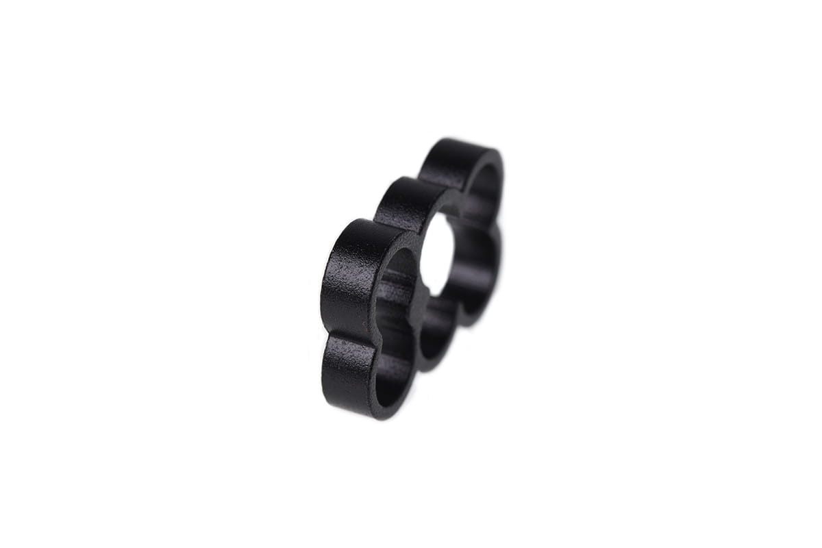 Alphacool Eiskamm Alu X6 - 4mm Black - 4 pcs