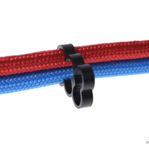 Alphacool Eiskamm Alu X6 - 4mm Black - 4 pcs