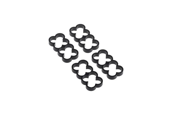 Alphacool Eiskamm Alu X8 – 4mm Black – 4 pcs