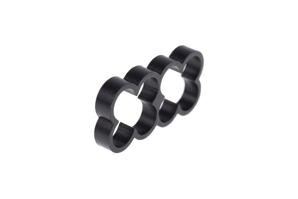 Alphacool Eiskamm Alu X8 - 4mm Black - 4 pcs
