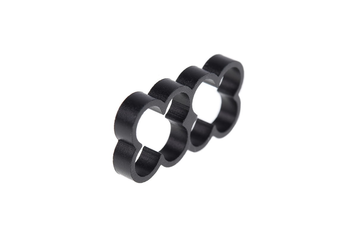 Alphacool Eiskamm Alu X8 - 4mm Black - 4 pcs
