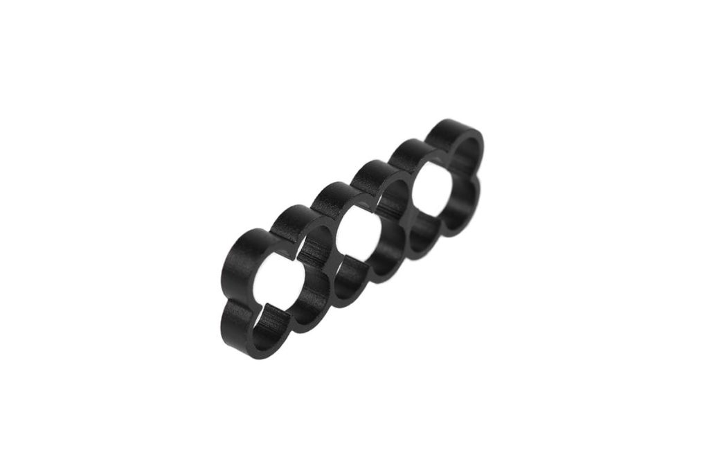 Alphacool Eiskamm Alu X12 - 4mm Black - 4 pcs