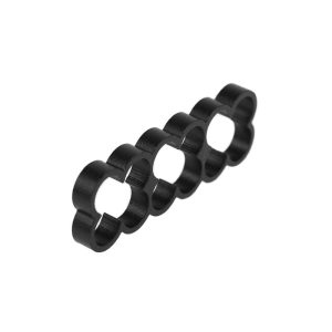 Alphacool Eiskamm Alu X12 - 4mm Black - 4 pcs