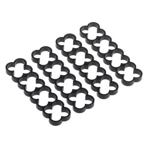 Alphacool Eiskamm Alu X16 - 4mm Black - 4 pcs