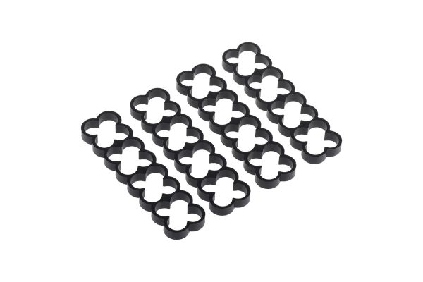 Alphacool Eiskamm Alu X16 – 4mm Black – 4 pcs