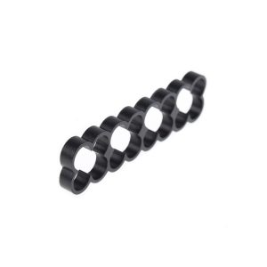 Alphacool Eiskamm Alu X16 - 4mm Black - 4 pcs