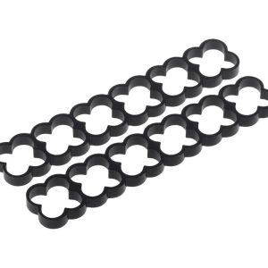 Alphacool Eiskamm Alu X24 - 4mm Black - 2 pcs