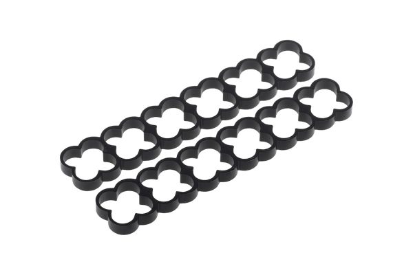 Alphacool Eiskamm Alu X24 – 4mm Black – 2 pcs