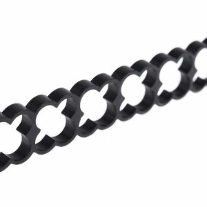 Alphacool Eiskamm Alu X24 - 4mm Black - 2 pcs