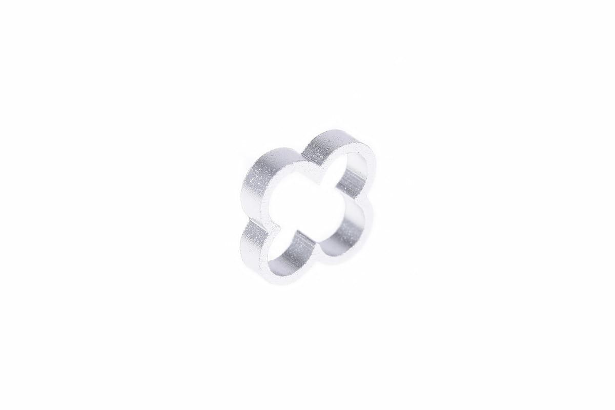 Alphacool Eiskamm Alu X4 - 4mm Silver - 4 pcs