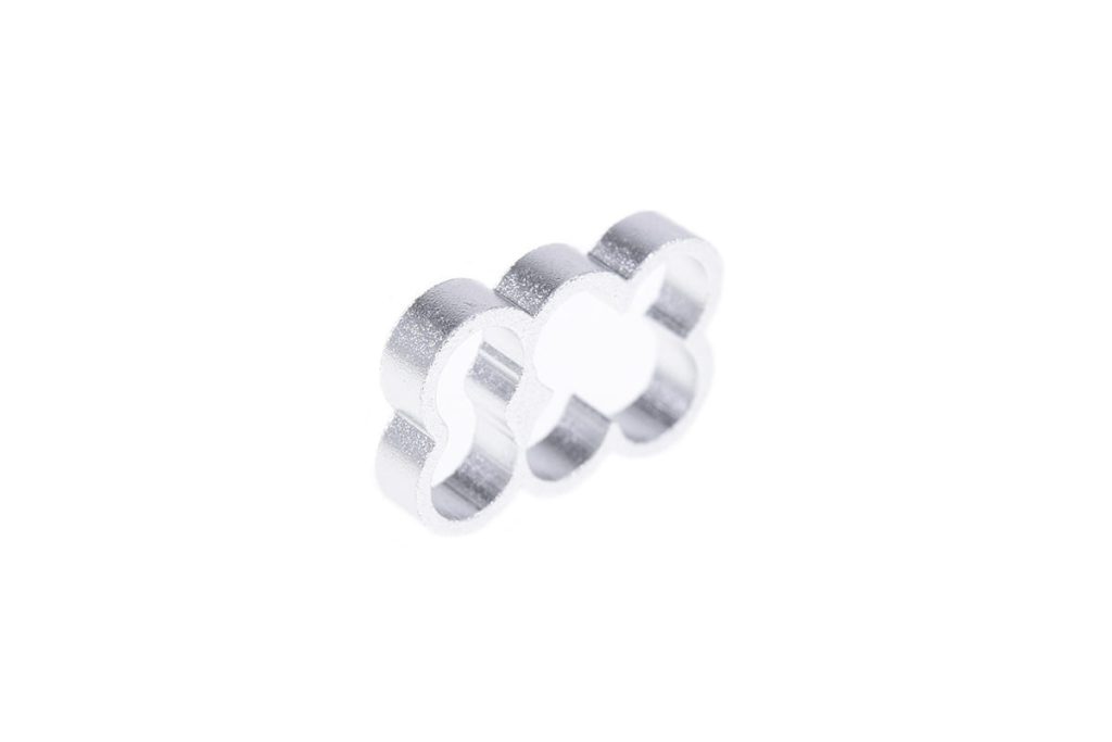 Alphacool Eiskamm Alu X6 - 4mm Silver - 4 pcs