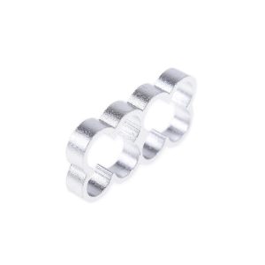 Alphacool Eiskamm Alu X8 - 4mm Silver - 4 pcs