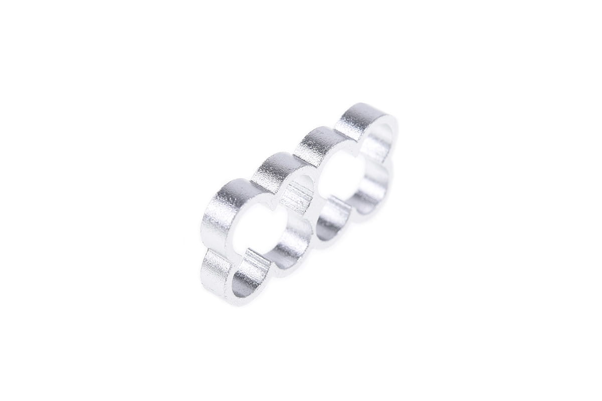 Alphacool Eiskamm Alu X8 - 4mm Silver - 4 pcs